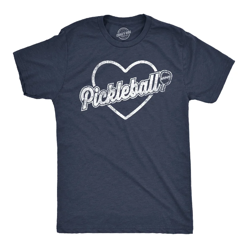 Pickleball Heart Men's T Shirt