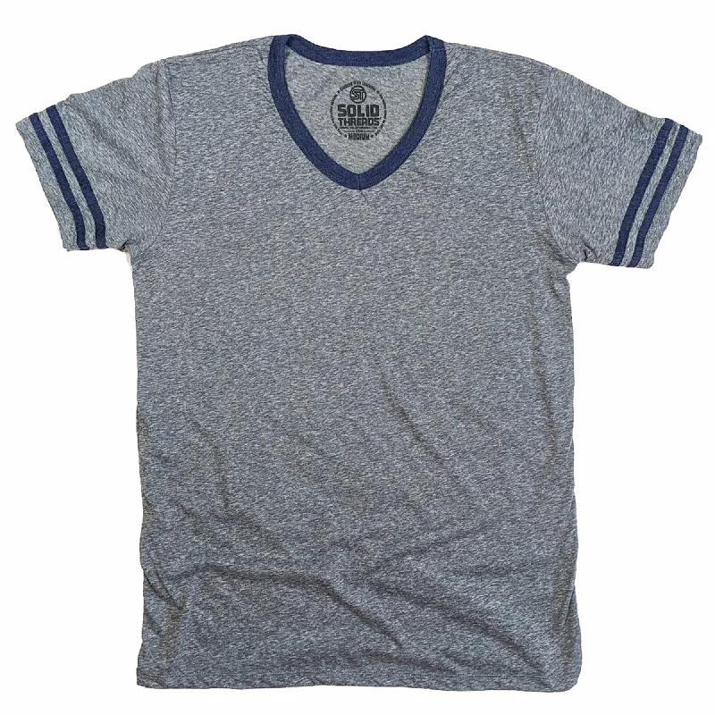 Triblend Grey/Heather Navy